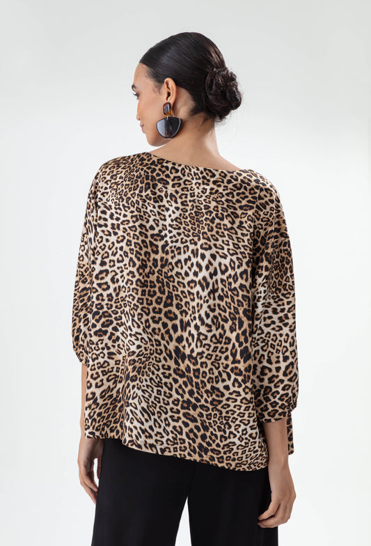 Blouse Jean imprimé léopard 4