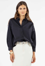 Chemise oversize Charlie noire 1