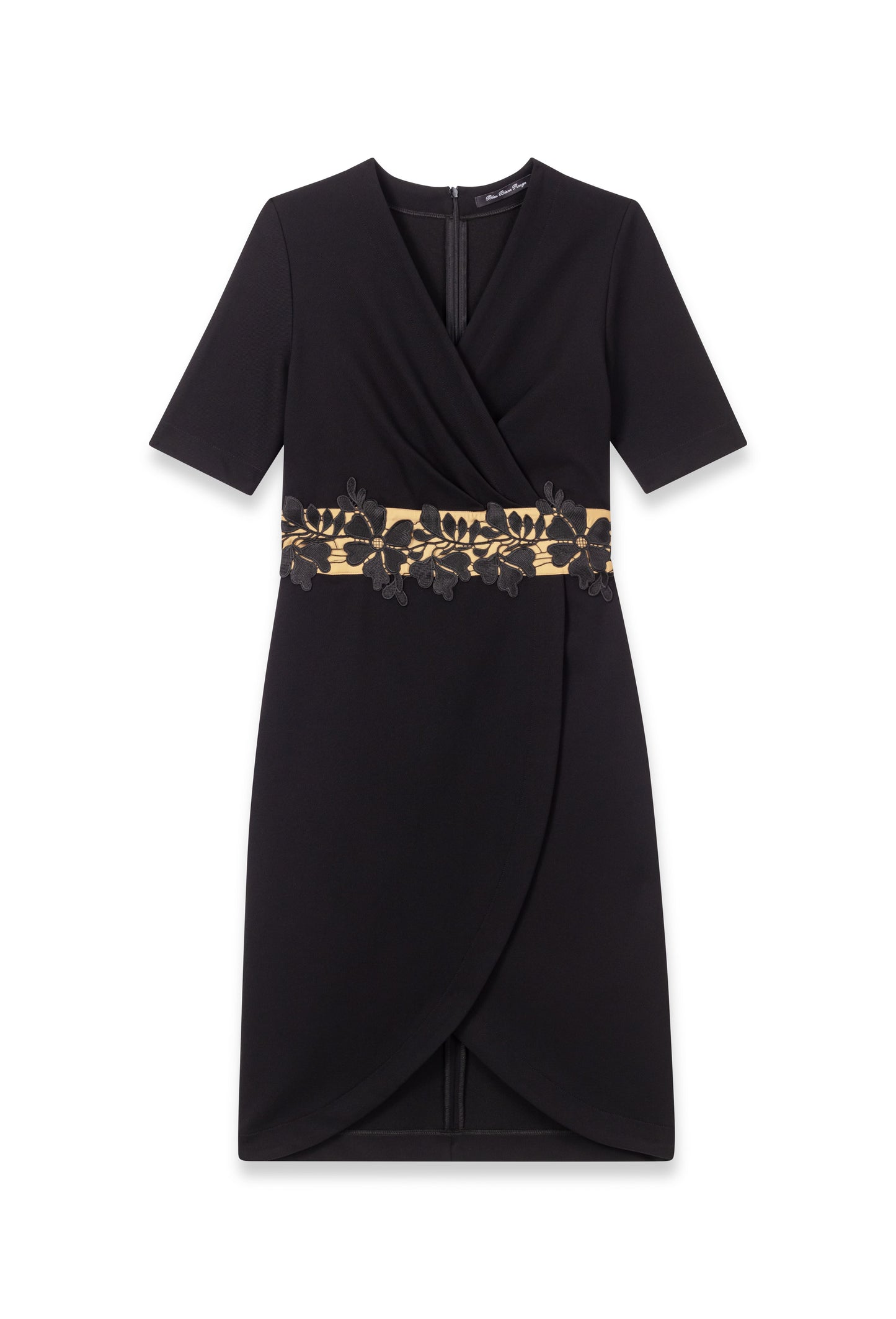Robe portefeuille Inora noire 2