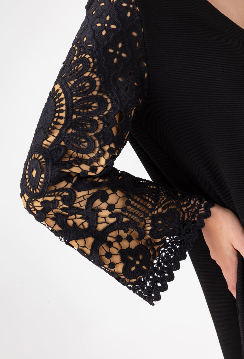 Robe droite Hind bi-matière 3