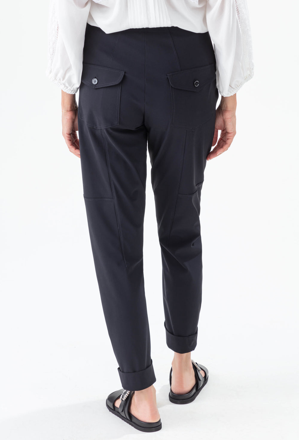 Pantalon Plage noir en jersey technique 4