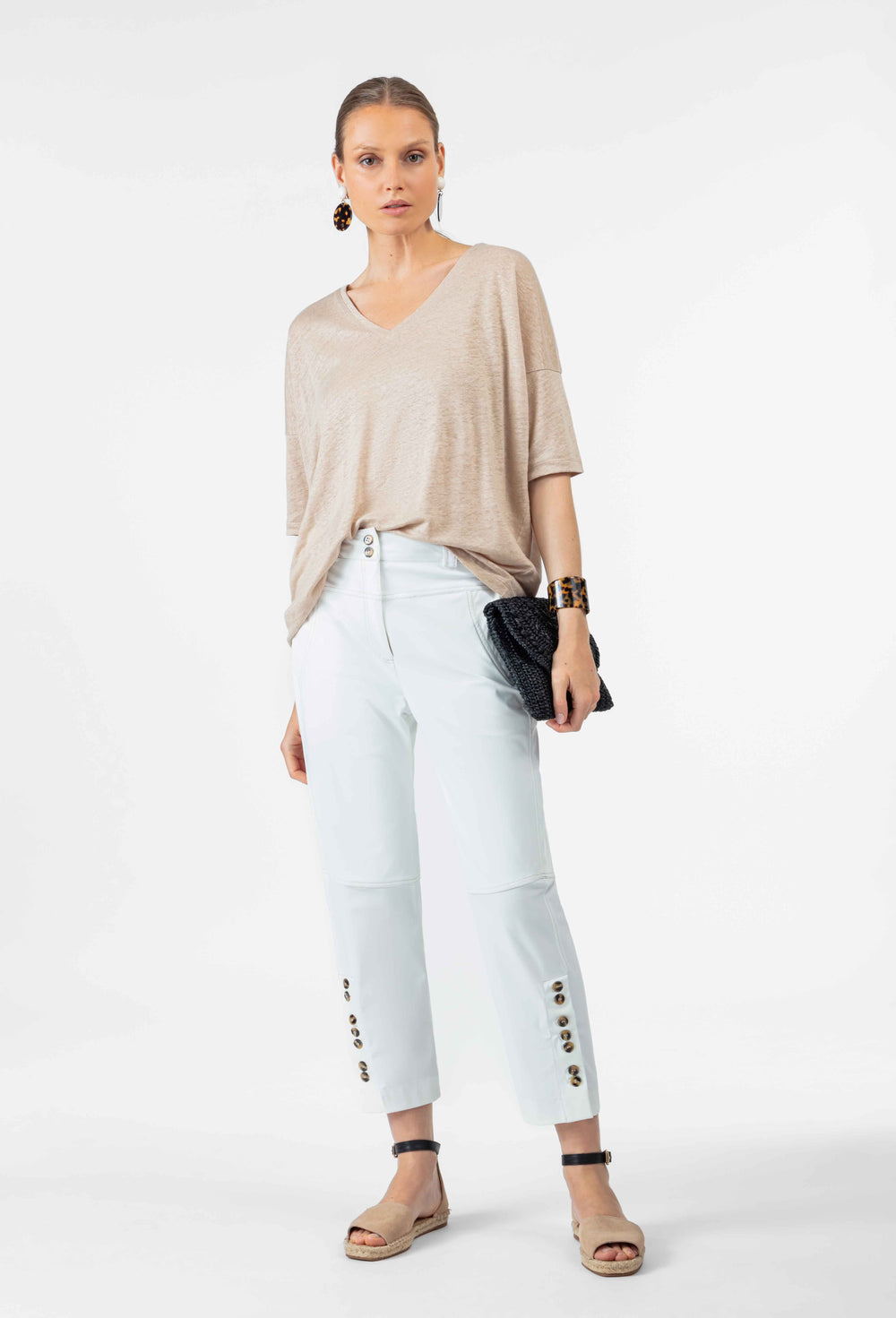 T-shirt Lazare en lin sable 4