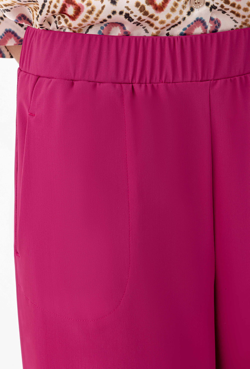 Pantalon Hera en jersey technique framboise 3