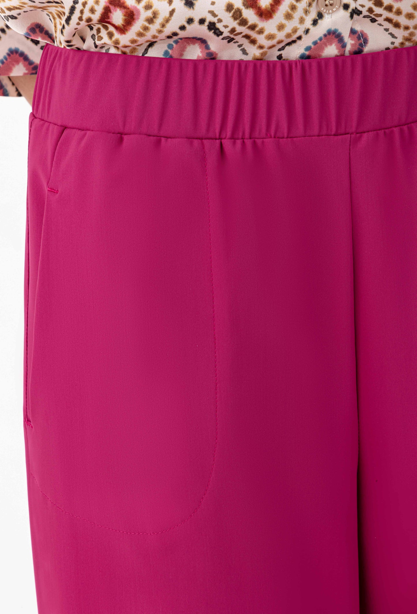 Pantalon Hera en jersey technique framboise 3