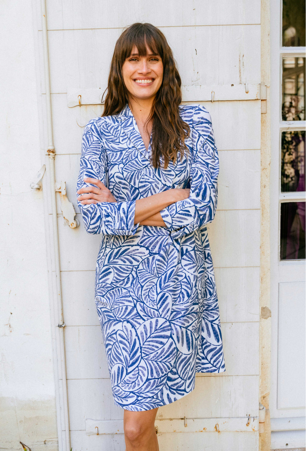 Robe Fox jersey technique imprimé fleuri 1