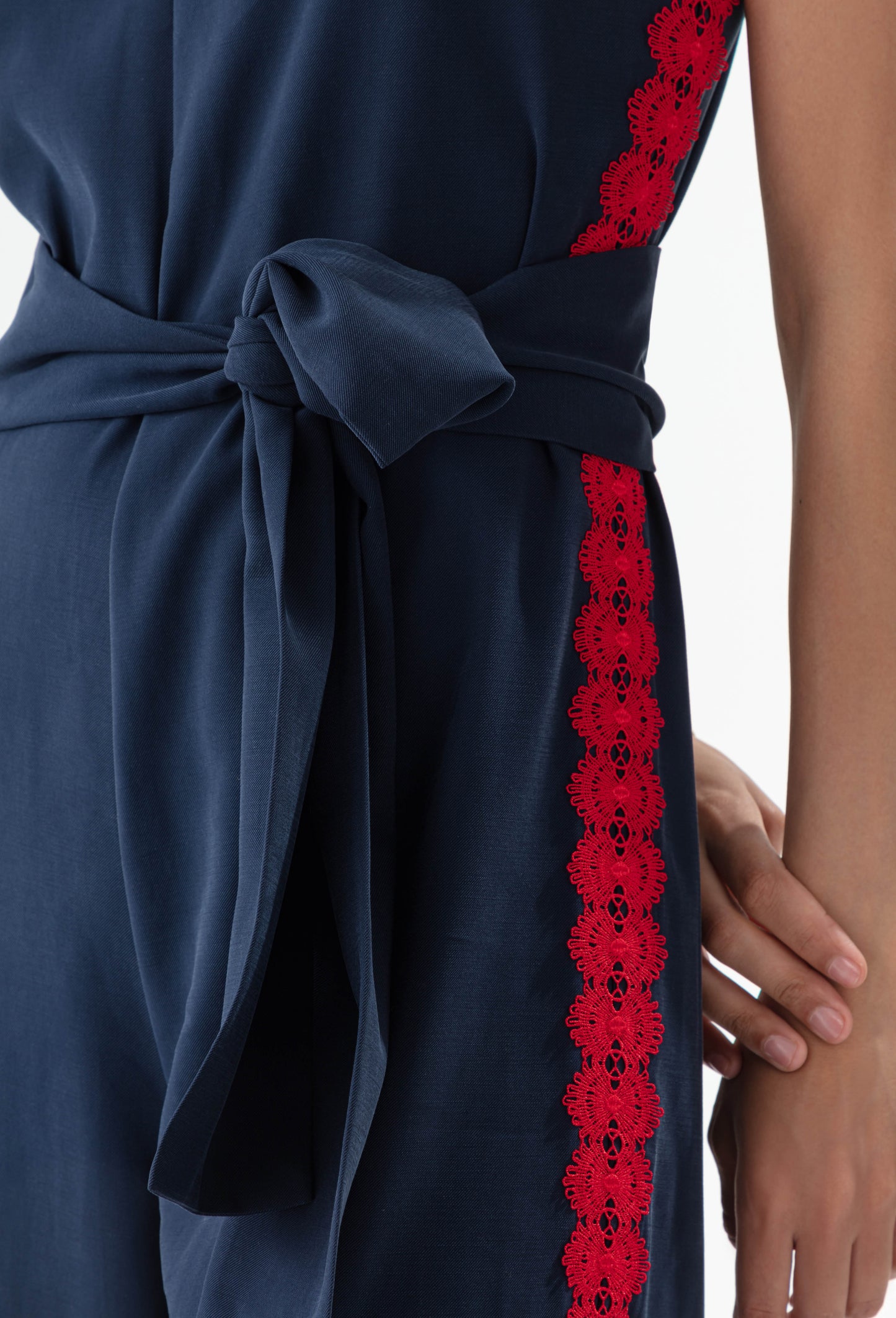 Combinaison & Ceinture Gabrielle marine 4