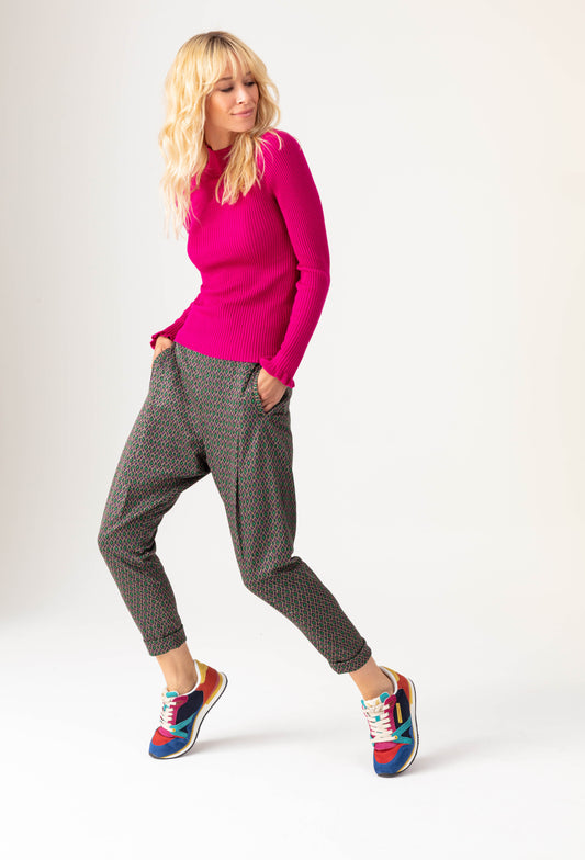 Pantalon Gabriel arlequin brillant 5