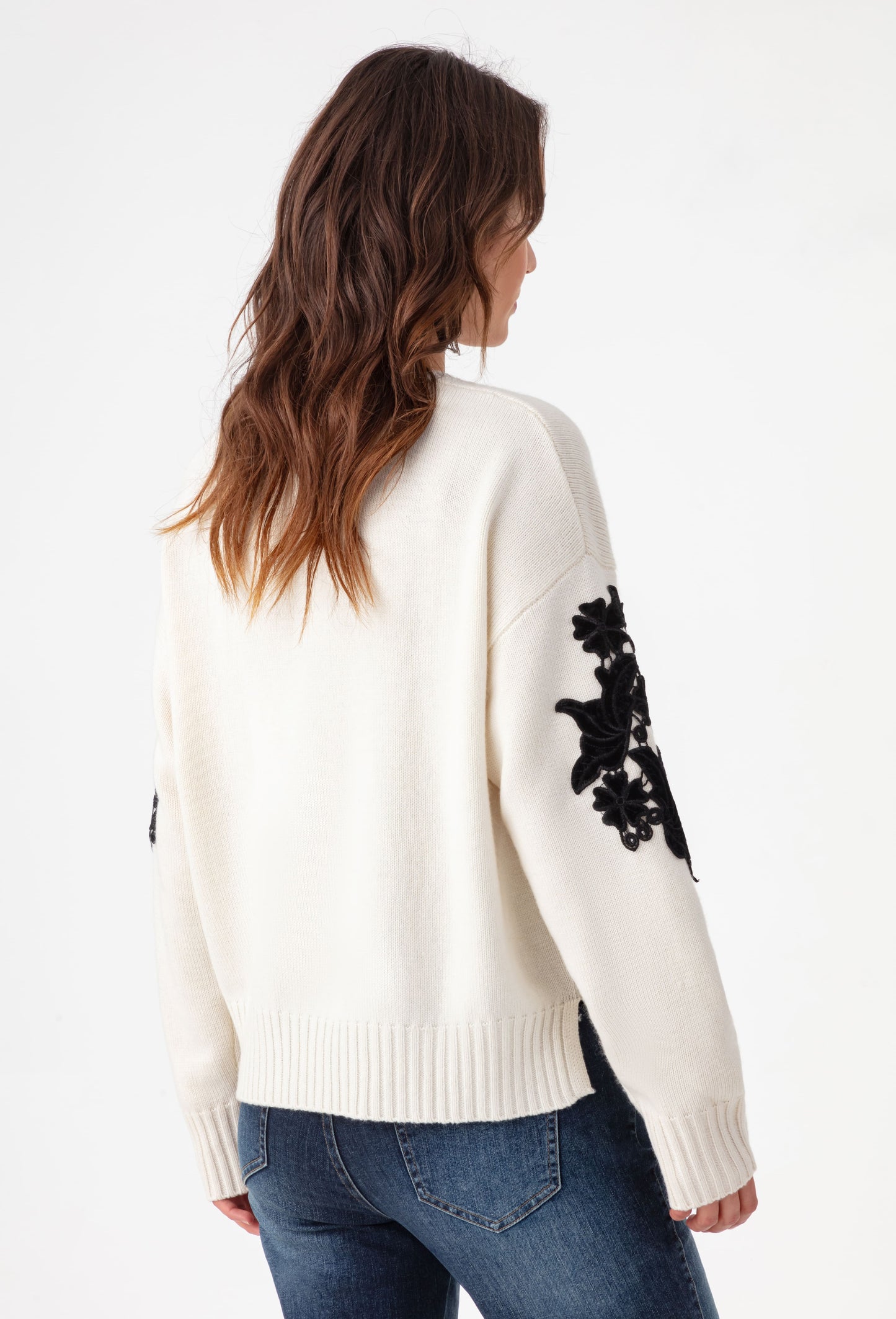 Pull écru Georgie en laine ecrue 3