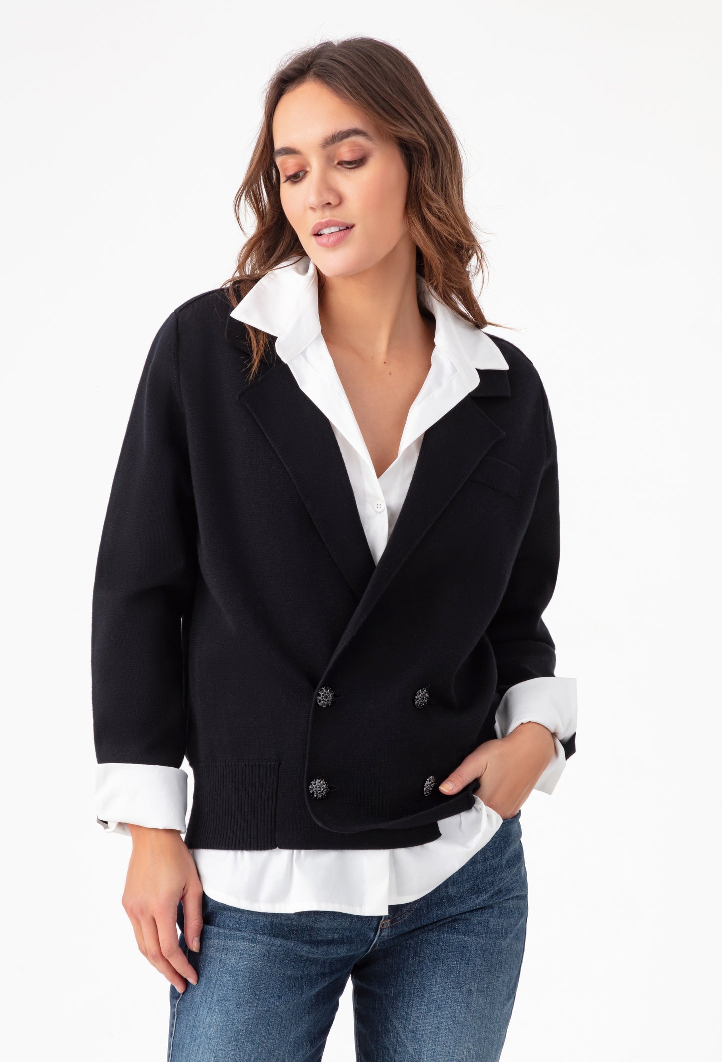 Gilet milano Megane noire 1