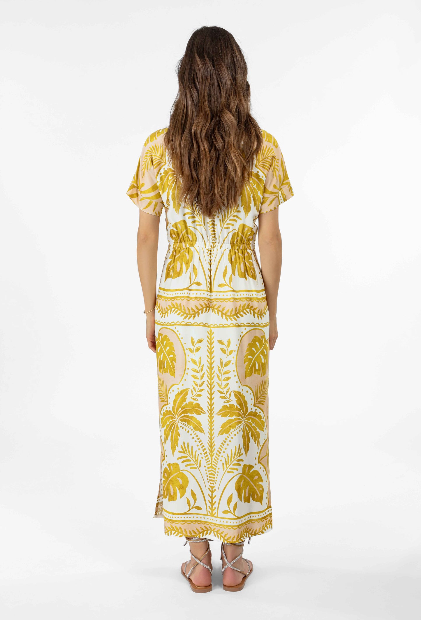 Robe longue Joy soleil doré 4