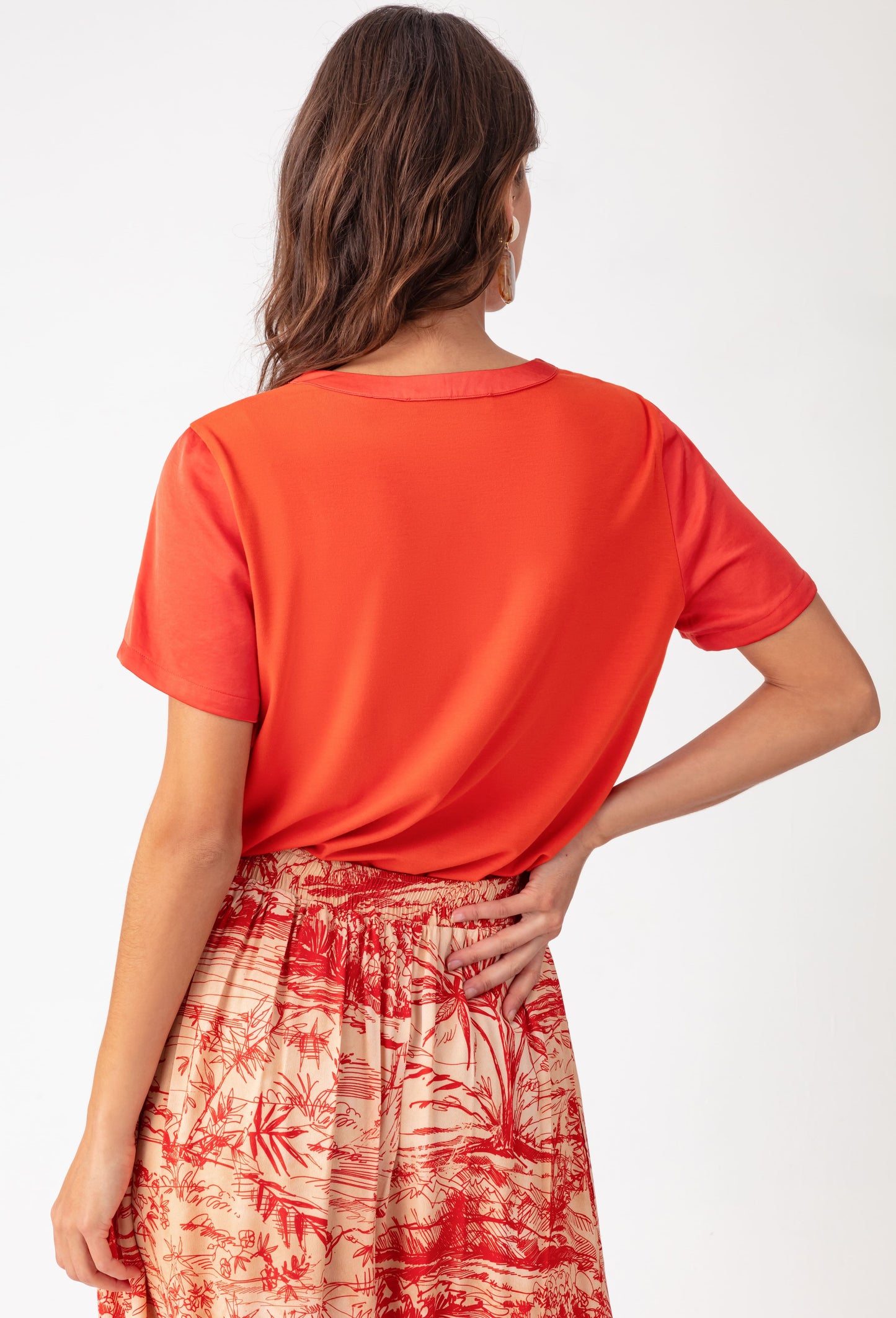 Tee-shirt corail Madeline 4