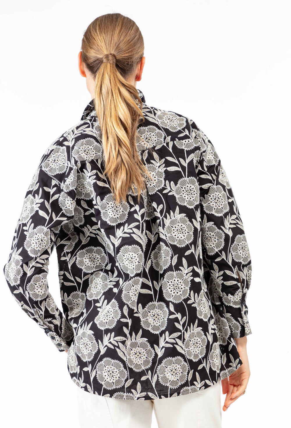 Blouse Lyse en popeline brodée 5