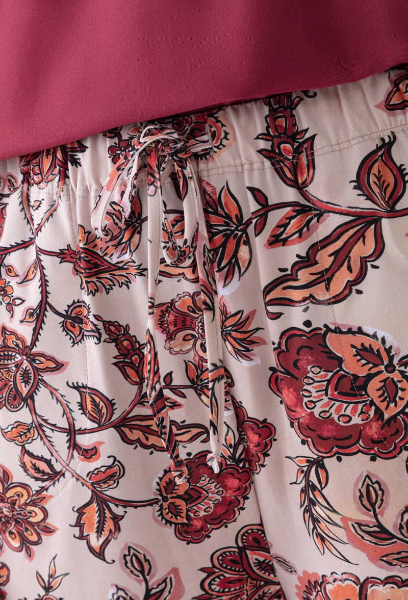 Pantalon Eternité  imprimé blossom en jersey technique 3