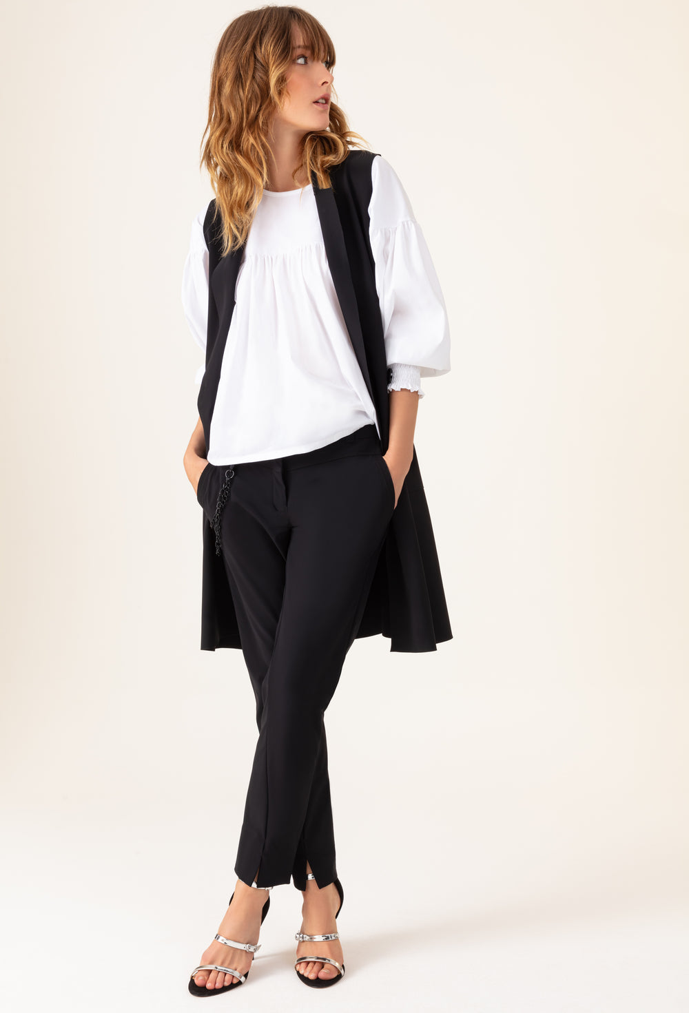 Blouse Maxence blanche 100% coton 4