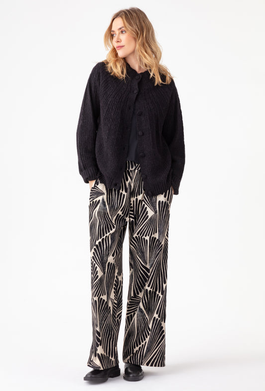 Gilet Elise noir en alpaga 4