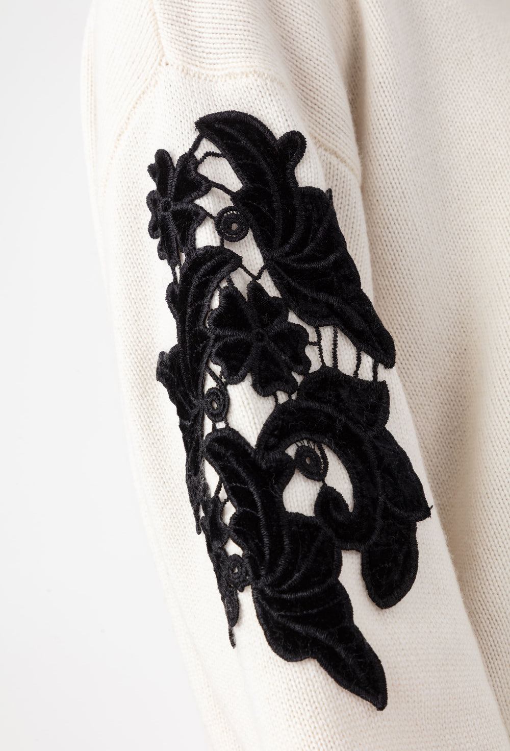 Pull écru Georgie en laine ecrue 2