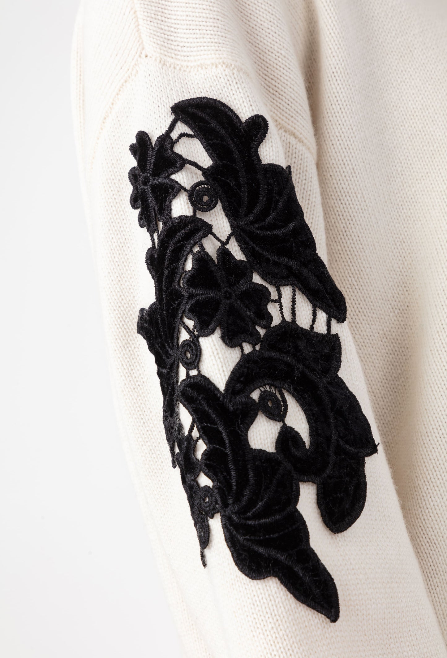Pull écru Georgie en laine ecrue 2