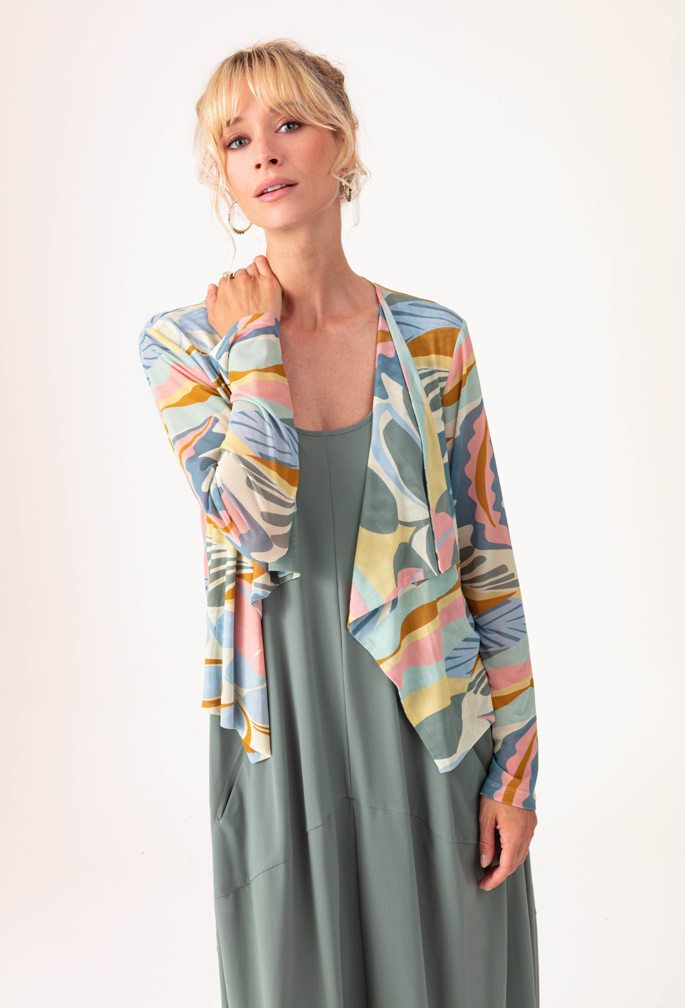 Gilet Aurora imprimé Venise 2