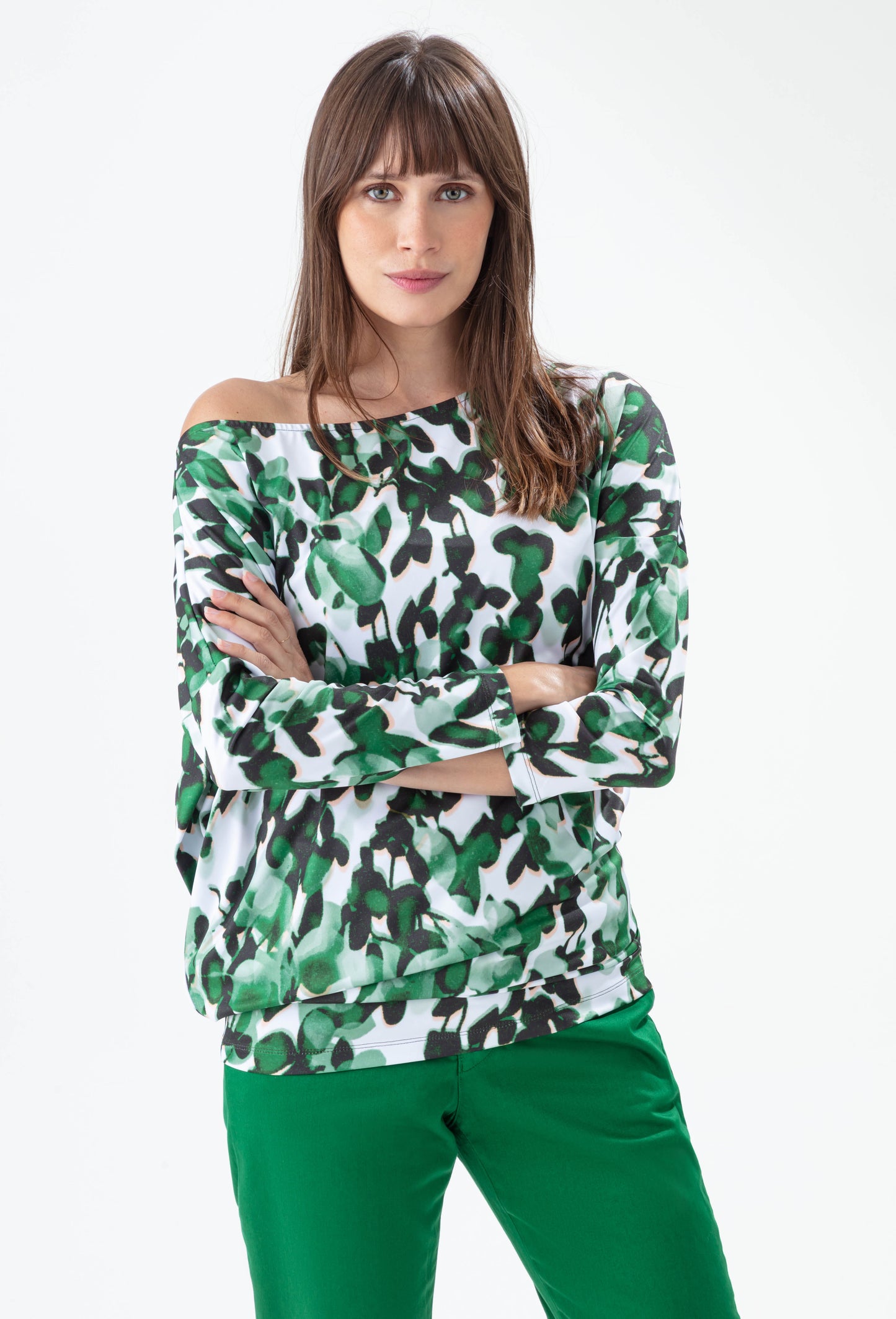 Tee-shirt Eucalyptus en jersey technique imprimé herba fresca 1