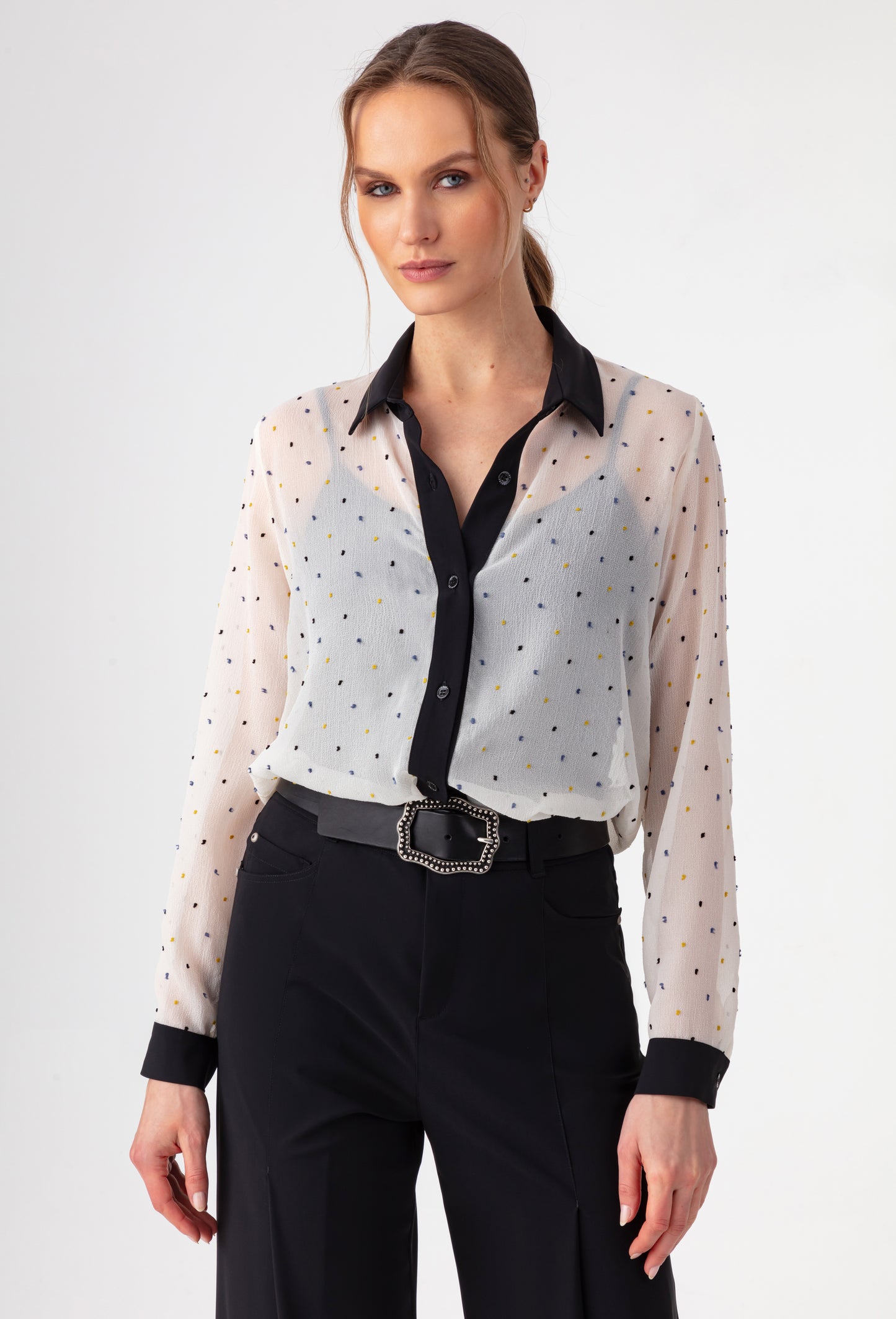 Chemise Ysee à plumetis 1