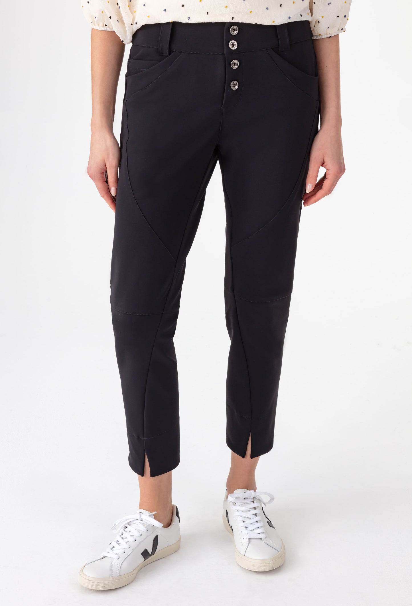 Pantalon Malone noir en jersey technique 2