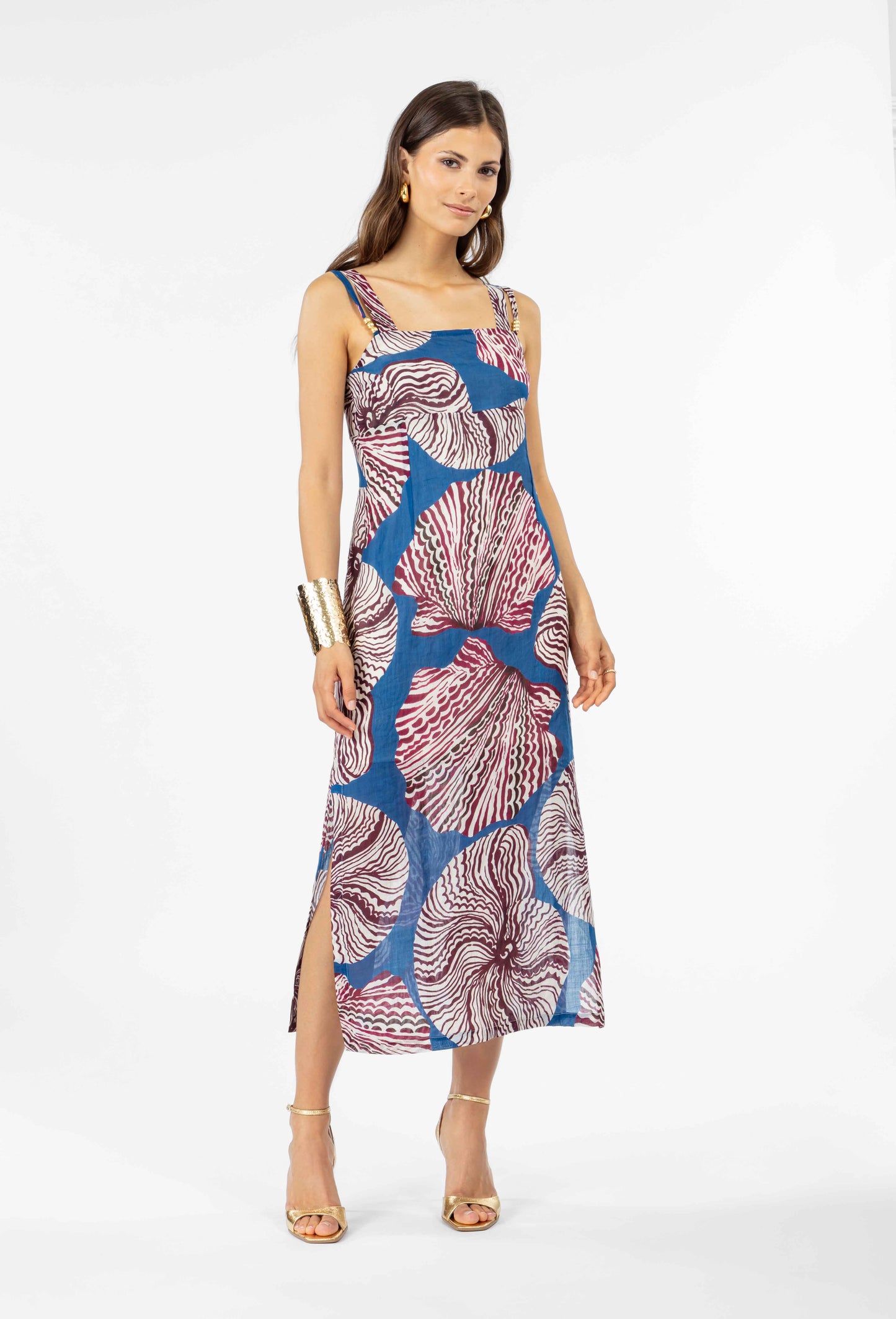 Robe longue Blair en ramie 3