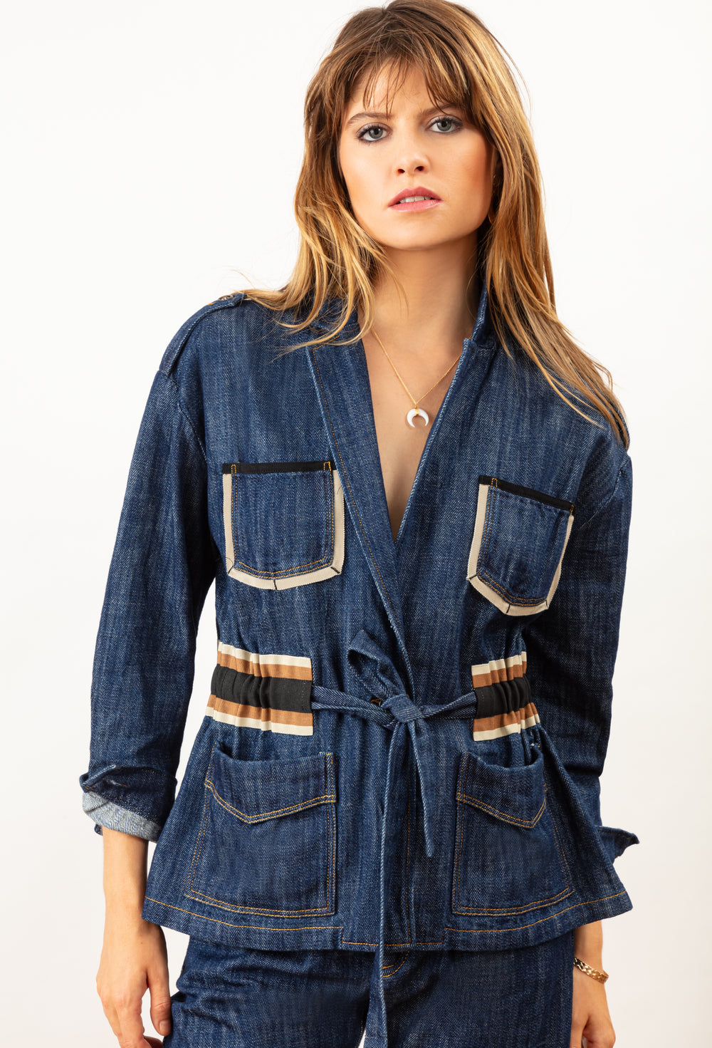 Veste en jean Manoa 1