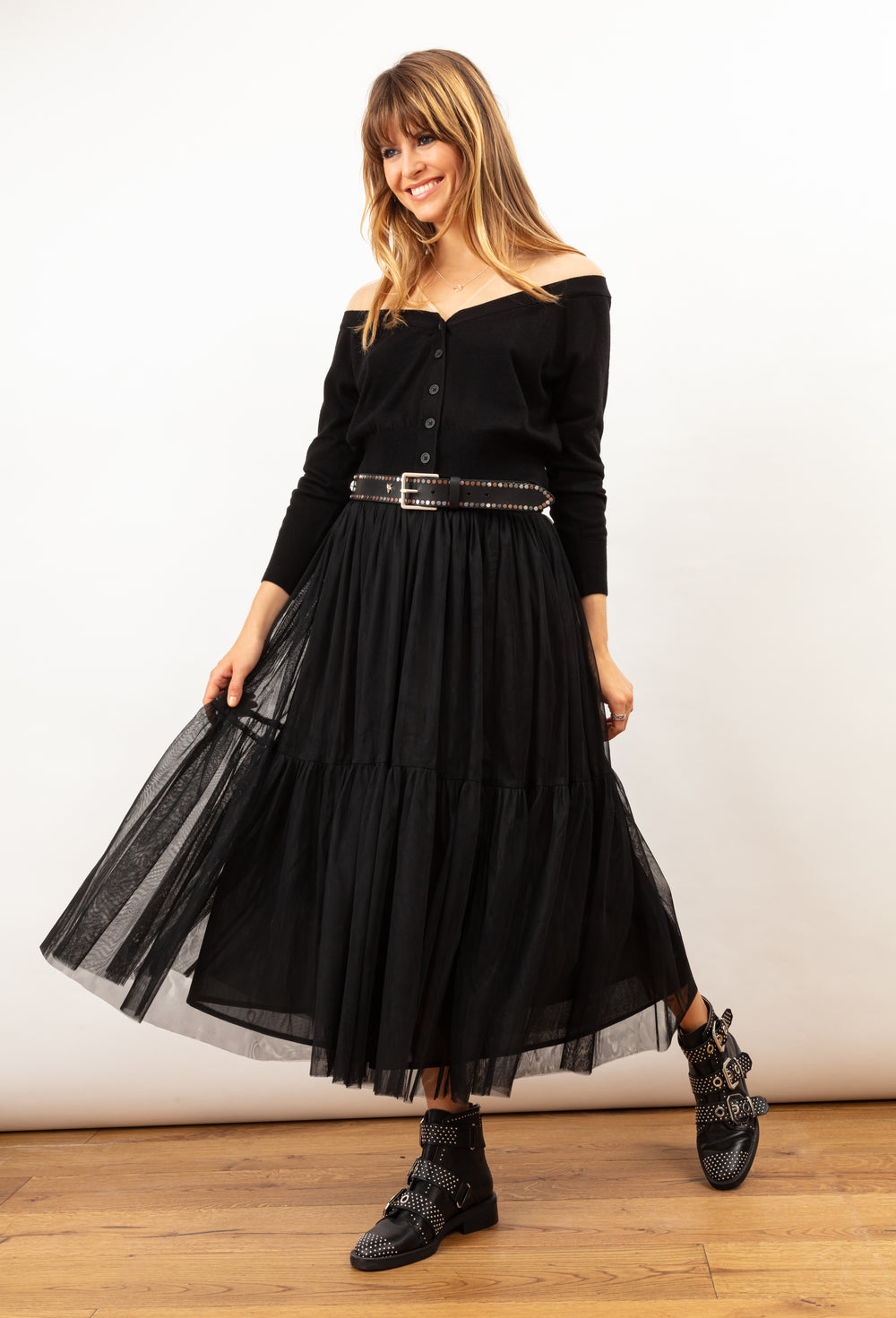 Jupon Manon en tulle noir 1
