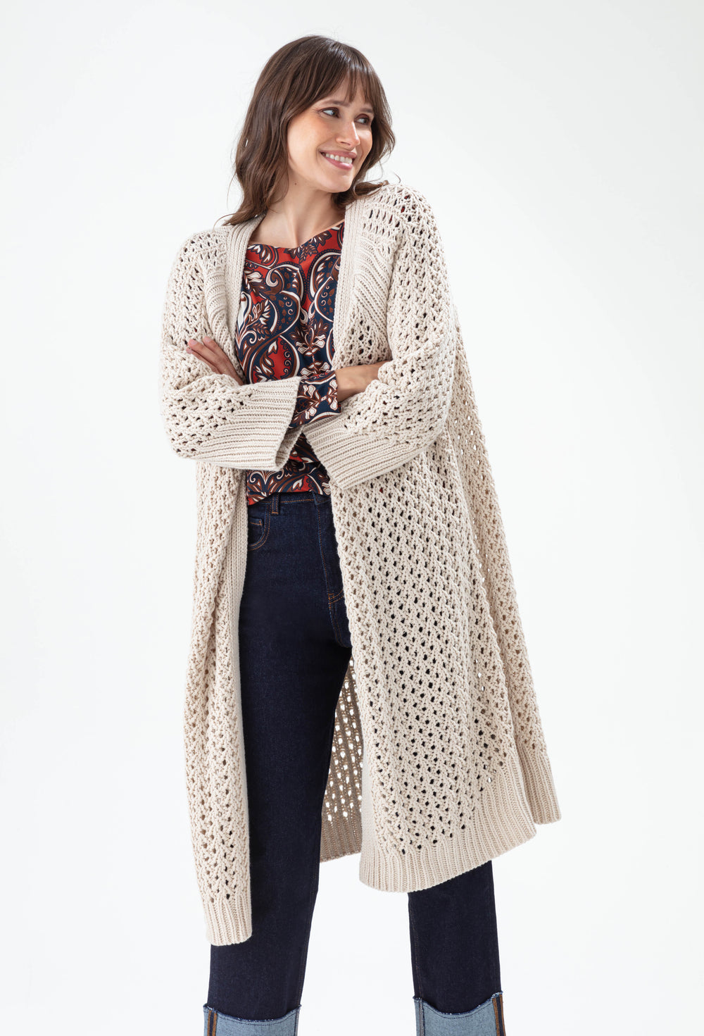 Gilet oversize Carla en coton 1
