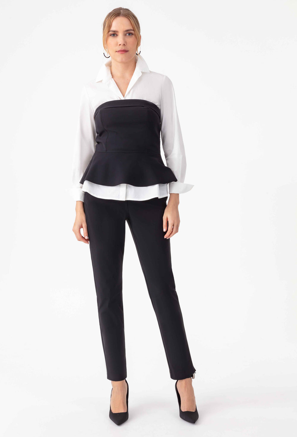 Chemise Louise blanche en coton 5