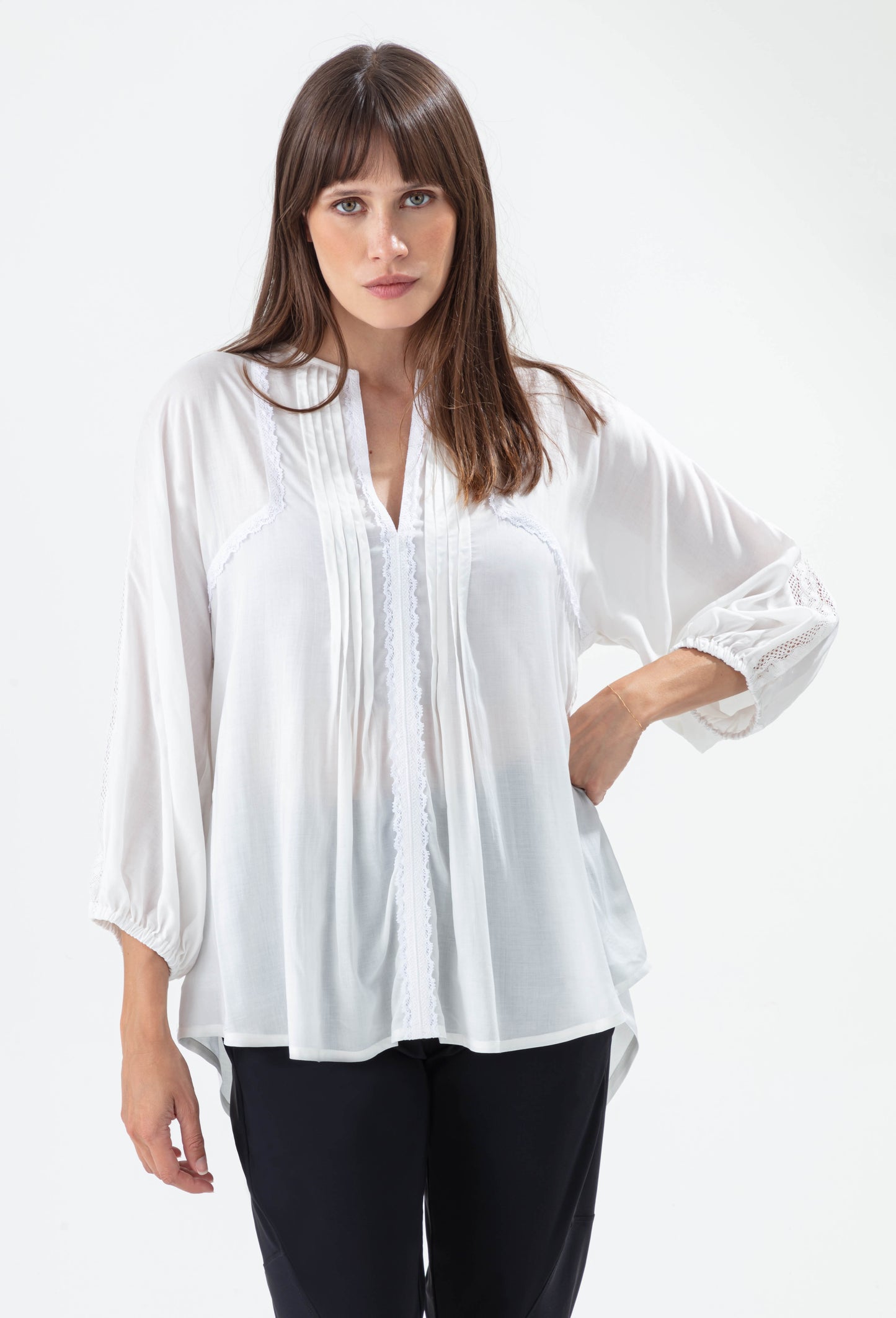 Blouse Awa blanche 1