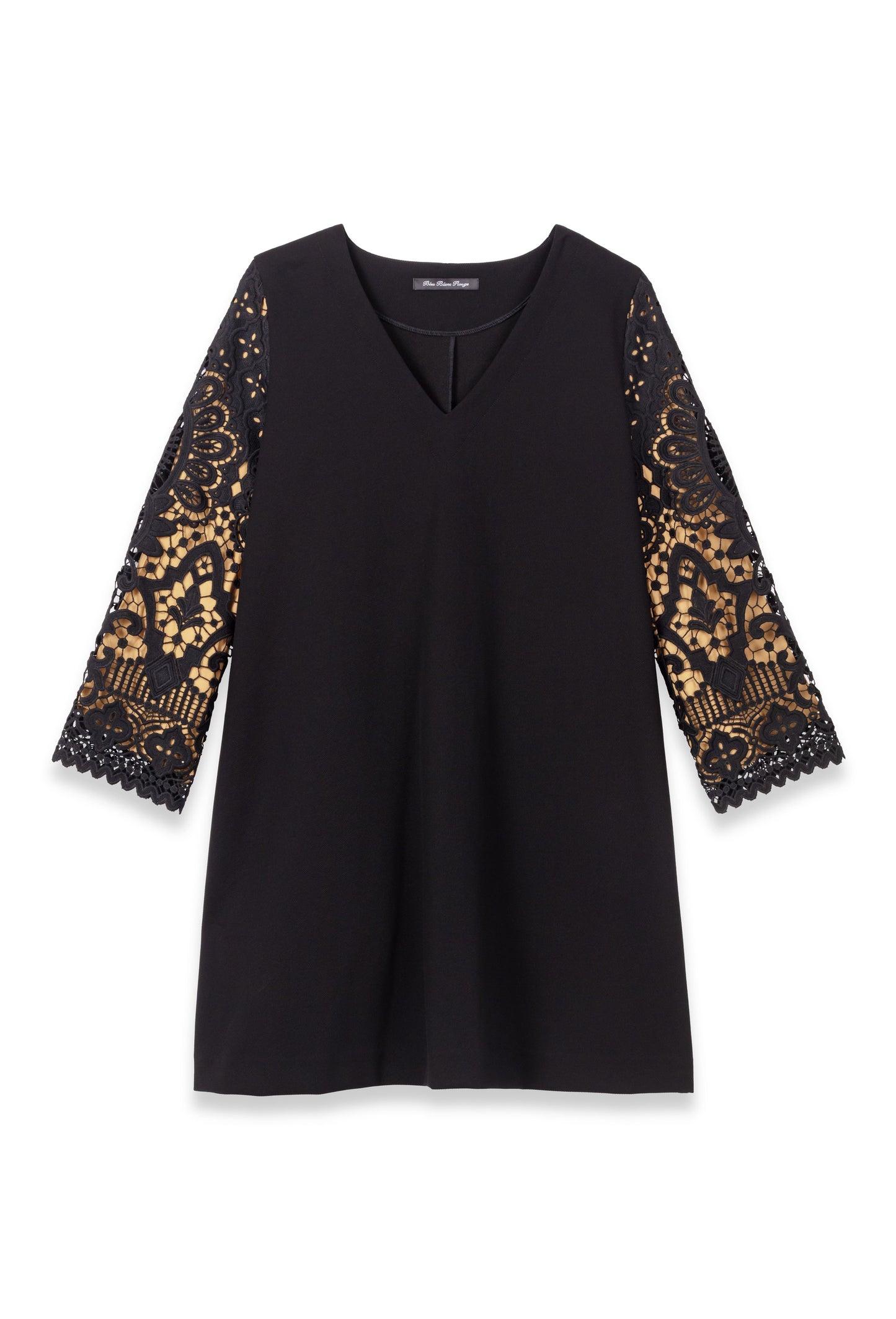Robe droite Hind bi-matière 2