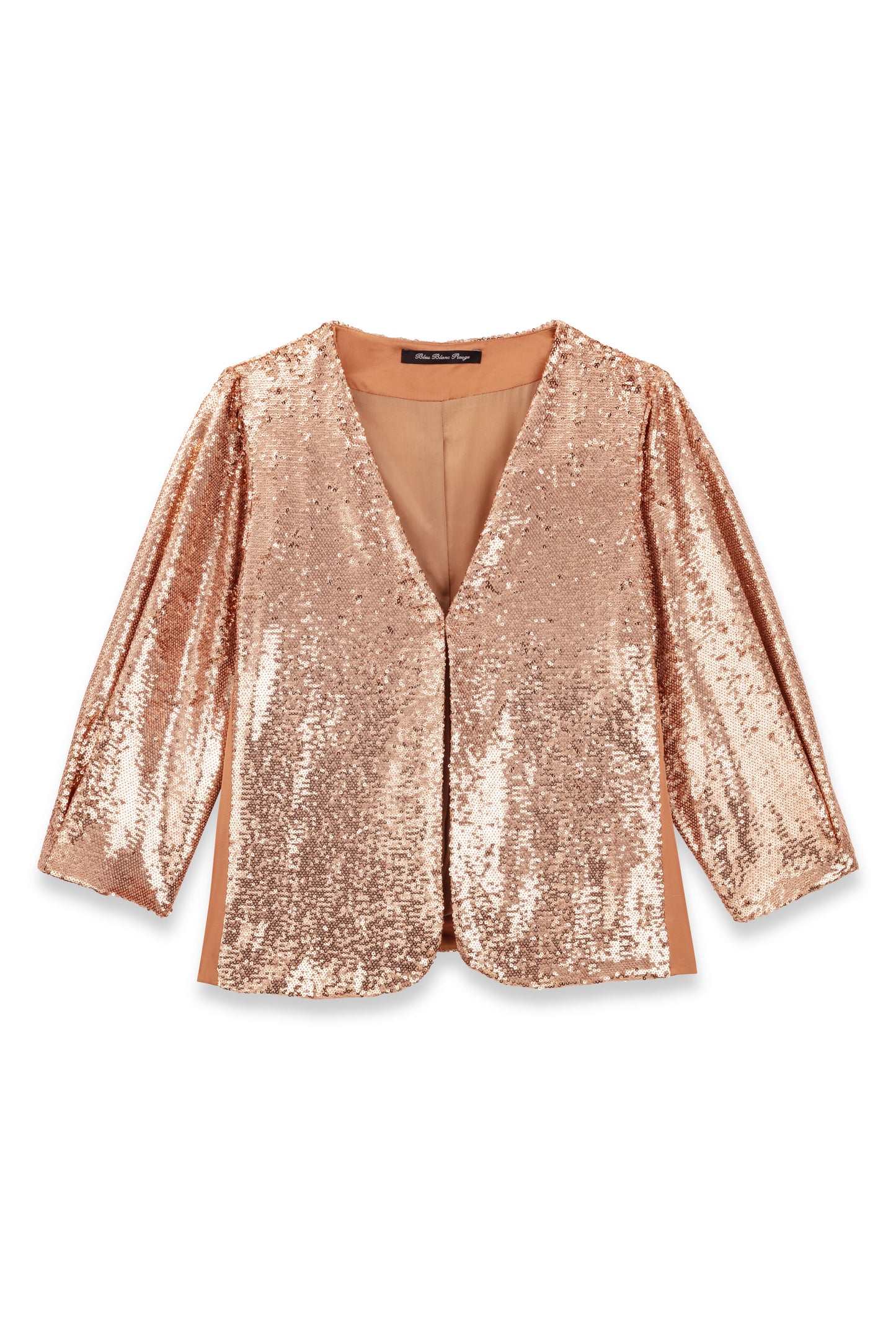 Veste en sequin rose gold Elsie 5