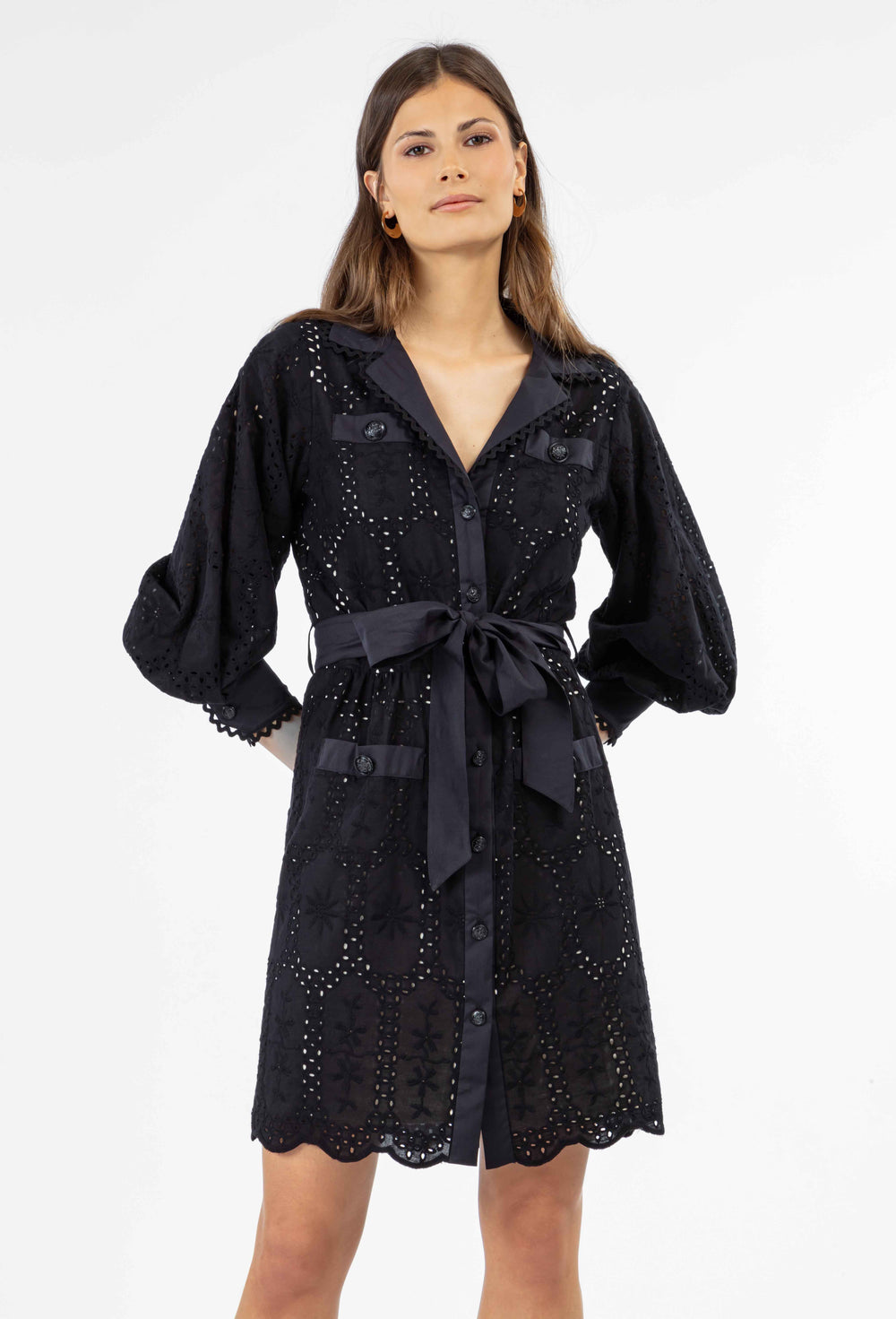 Robe chemise Judy noire 2