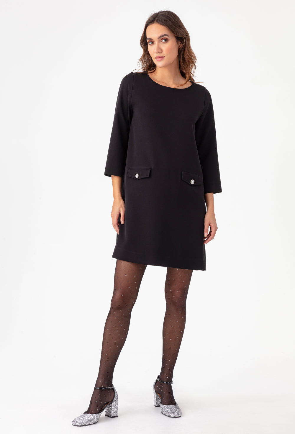 Robe courte Indiana noire 2
