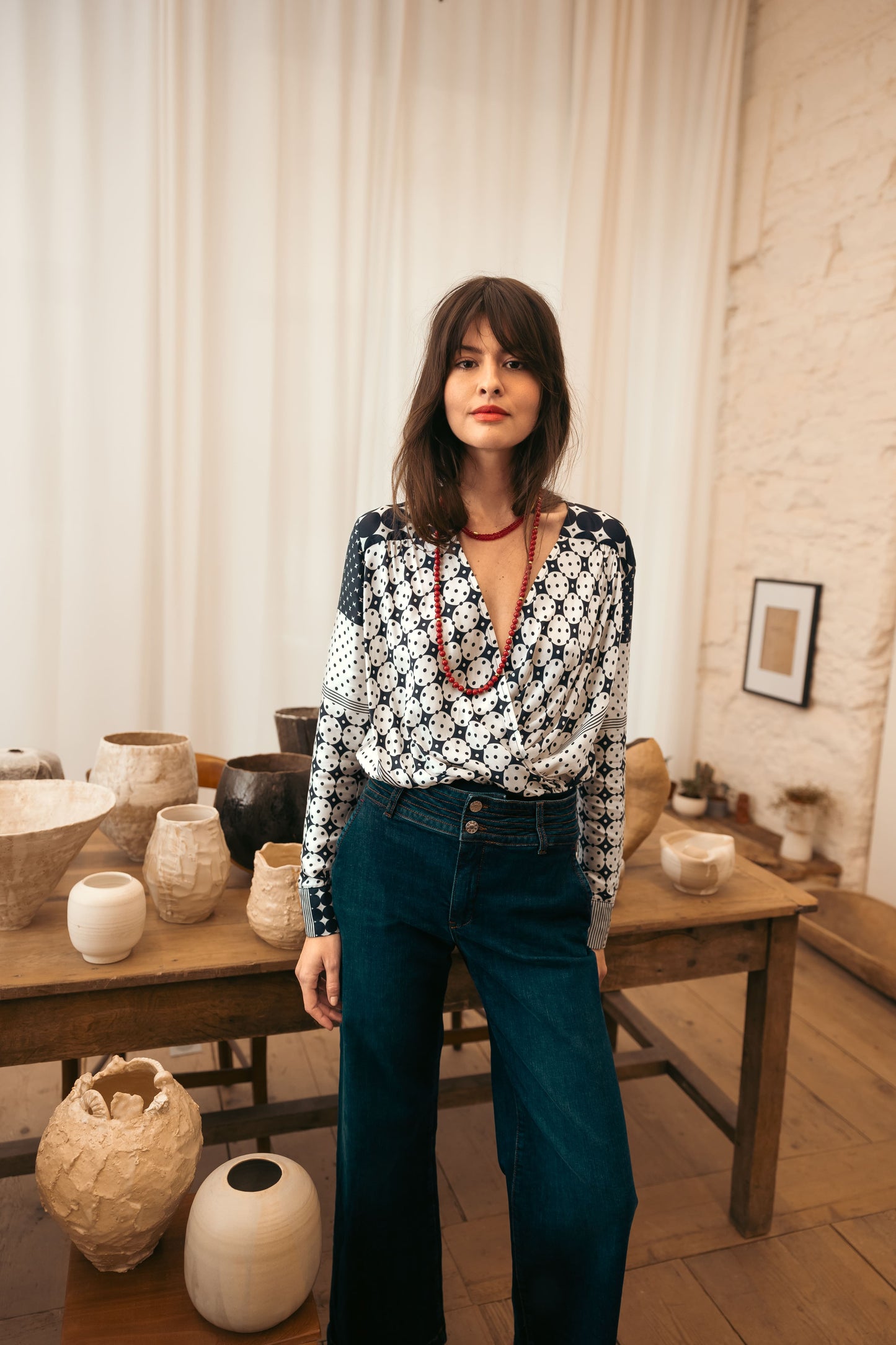 Blouse imprimée Barbara 2