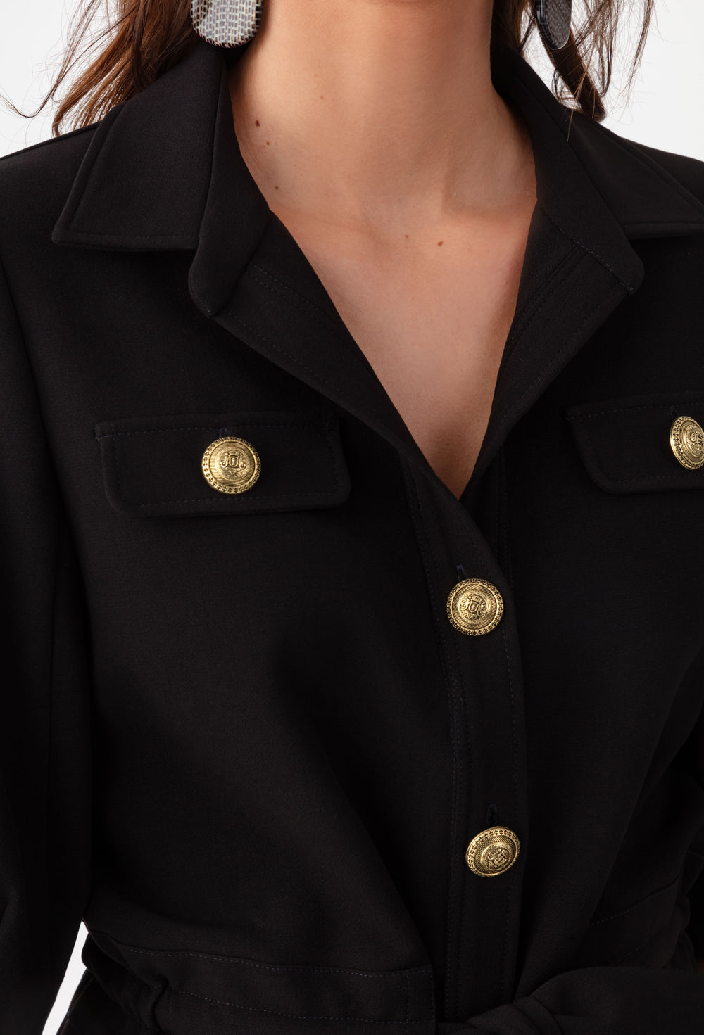 Robe courte Belladone noire 2
