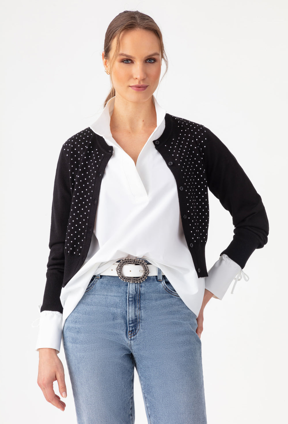 Gilet Tidal en laine noir 1