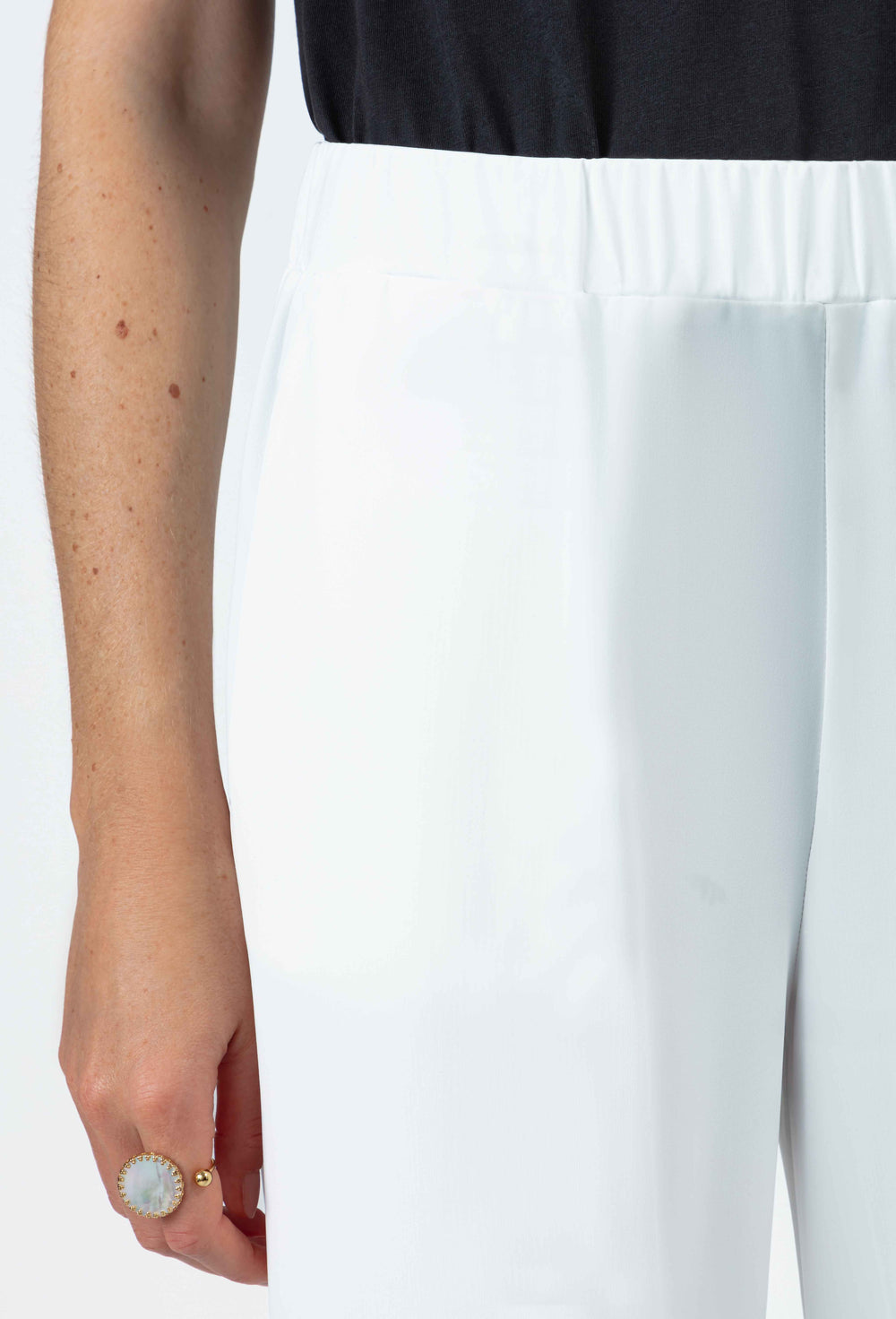 Pantalon Hera blanc en jersey technique 3