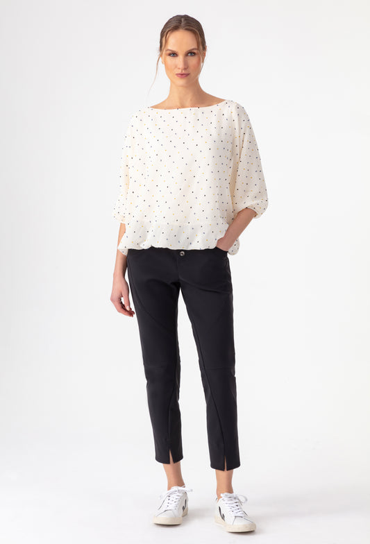 Pantalon Malone noir en jersey technique 1