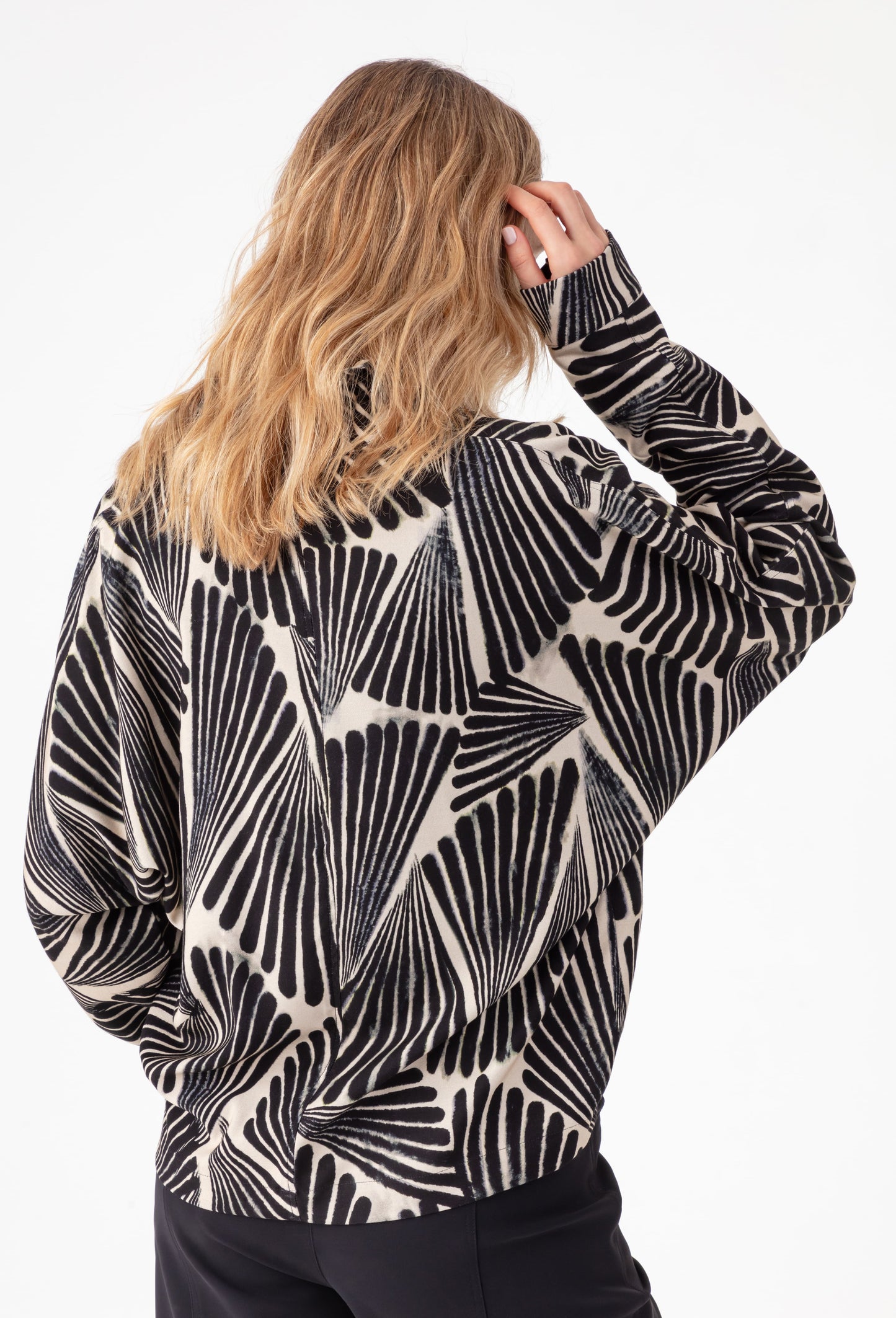 Chemise cubique Lydia imprimé plumages 4